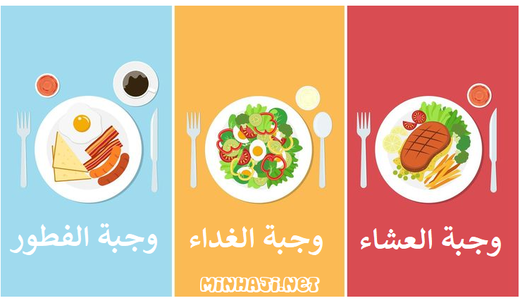 الوجبات الغذائية اليومية الوجبات الغذائية اليومية